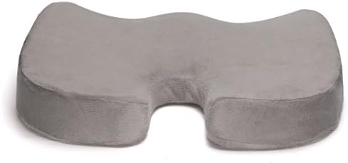 SlandaiseTM Coccyx Orthopedic Memory Foam Comfort Seat Cushion-Spinal Alignment and Pain Relief Non-slip Soft Plush Seat Cushion Highly Comfortable