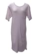 Short Sleeve Lavender Cotton Nightgown Plus Size 8X