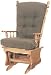 Tufted Back Glider Rocker,