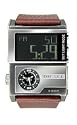 DIESEL DIGITAL AND ANALOG LEATHER BAND MENS WATCH - DZ7139
