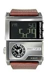 Diesel New Style Analog-Digital Two-Tone Black Dial Men's Watch #DZ7139