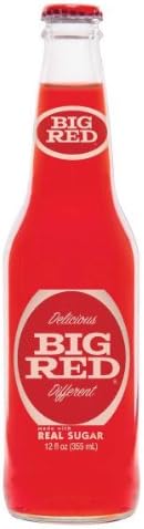 Big Red Soda Bottles, 12 Ounce (Pack of 6 Bottles)