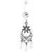 Bioplast Clear Majestic Lily Chandelier Belly Ring