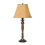 IMAGE OF Kichler Lighting 70731 Prussia 30-Inch Portable Table Lamp, Hand-Painted with Golden Camel Soft Back Shade