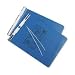 UNV15432 Pressboard Hanging Data Binder for 9-1/2 x 11 Unburst Sheets, Blue