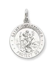 Sterling Silver Saint Christopher Medal