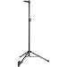 K&M Konig & Meyer 14160.000.55 Electric Double Bass Stand Adjustable Height | Flex Up or Down Support Bracket | V-Shaped End Pin Base | Compact Fold | German Made Black