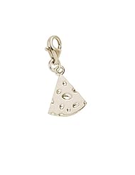 Rembrandt Charms Cheese Slice Charm with Lobster Clasp