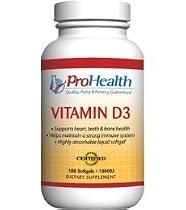 Pro Health, Vitamin D3 1000 IU 180 Softgels