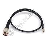 60 (1.5m) WiFi Pigtail Cable NMale to RPSMA Plug for DLink