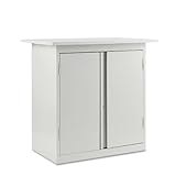 Alera 98011 36 by 24 by 34-Inch Steel Refreshment Center with 2 Fixed Inter ....