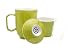 Ceramic Coffee Mugs | Cups and Mugs | Ceramic Mugs | Porcelain Mugs | Drinking Mugs | Tea Mugs - The TeaSpot Steeping Lime Mug, 3-Piece Tea Mug with Infuser & Lid, 16-Ounce Cup