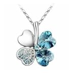 Femme Cristal Collier Tr�fle � Quatre...