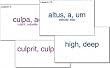 Latina Christiana 2 Flash Cards