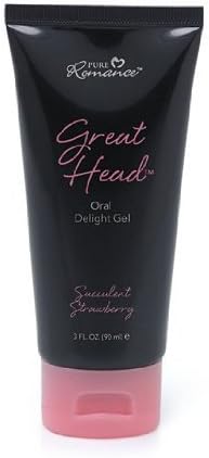 Pure Romance Great Head Oral Delight Gel Succulent Strawberry by Crotchet