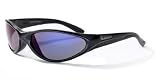 Men's sunglasses - Bloc Stoat XR X58 Shiny Black Blue Lens