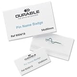 Zoom Produkt-Bild: Durable 8604-19 Namensschilder mit Wellennadel farblos Inh.10