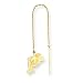 14K Miami Dolphins Dolphin Threader Earrings