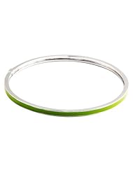 Lime Green Enamel Bangle size 8" | ELLE Jewelry # B0097
