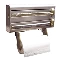 Master Class Stainless Steel Cling Film, Foil & Kitchen Towel Dispenser, Gift Boxed