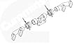 Cummins Engine Exhaust Manifold Seal 4923996