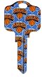 New York Knicks Kwikset KW1 House Key
