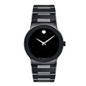 Movado Men's Safiro Black PVD Stainless Steel Watch #0605899