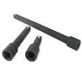 Neiko 3-Piece 1/2-Inch Drive Air Impact CrV Extension Bar - 3, 5, 10 Inch