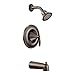 Moen T2133ORB Eva Posi-Temp Tub and Shower Trim Kit without Valve, Oil Rubbed Bronze
