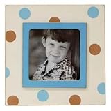 New Arrivals Frame, Blue/Brown Dot