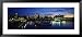 Parliament Building at Night, Vancouver Island, Victoria, British Columbia, Canada Framed Art Poster Print by Panoramic Images, 51x23
