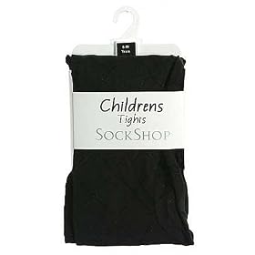 Girls 1 Pair SockShop 70 Denier Diamond Tressor Opaque Tight