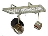 Review Enclume Design Products, Inc.  / Enclume PR13WG-CH Premier Chrome Low Ceiling Pot Rack with Grid 36.5-in.
