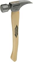 Stiletto Ti14SC-16 Ti 14 Smooth Face Hammer with a Curved 16" Hickory Handle
