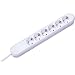 BACHMANN Tischsteckdosenleiste 6fach 3m Kabel weiss