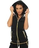 Triple 5 Soul - Triple 5 Soul The Jetsetter Sleeveless Hoody,Sweatshirts for Women (555 Soul)