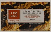 Probar Peanut Butter and Choc Chip Nutritional Bar: Box of 12