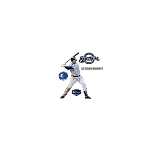 MLB Milwaukee Brewers Ryan Braun Junior Wall Decal