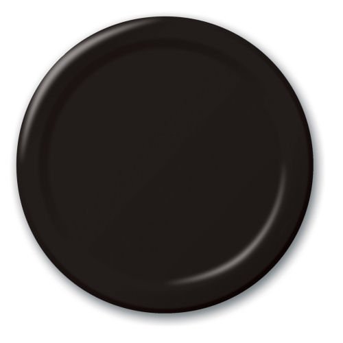 Black Dessert Plates 24ct Black Dessert Plates 24ct