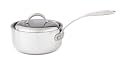 CIA Masters Collection 7-Ply Copper Clad Stainless Steel 1.5 Quart  Saucepan with Lid