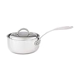 CIA Masters Collection 7-Ply Copper Clad Stainless Steel 1.5 Quart  Saucepan with Lid