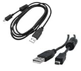 MPF® CB-USB5 CB-USB6 USB Cable Cord for Olympus SP-310, SP-320, SP-350, SP-500UZ, SP-510UZ, SP-550UZ, SP-560UZ, SP-565UZ, SP-570UZ, SP-588UZ, SP-590UZ, SP-610UZ, SP-700, SP-800UZ, SZ-10, SZ-20, SZ-30, TG-810, Verve, Verve S, Mini & Mini S Digital Cameras.