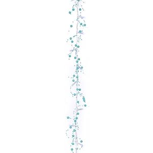 garland with blue lights