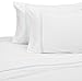 Amazon Brand – Pinzon 400-Thread-Count Egyptian Cotton Sateen Hotel Stitch Sheet Set - California King, Silver Blue