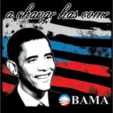 Obama~change Has Come Black T-Shirt