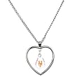 New York Mets Mini Baseball Heart Necklace