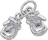 Boxing, Sterling Silver Charm by Rembrandt Charms