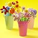 Baby : Felt Flowers and Metal Pails for Kids - Bouquet (Pastel)