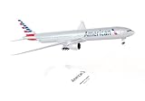 Daron Skymarks American 777-300 New Livery Airplane Model Building Kit with Gear, 1/200-Scale