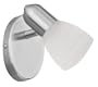 Eglo 88472A Dakar-1, Nickel/Alabaster, 1-Light Track Light Fixture